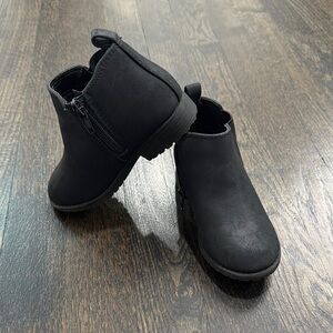 Kids Black Ankle Boots